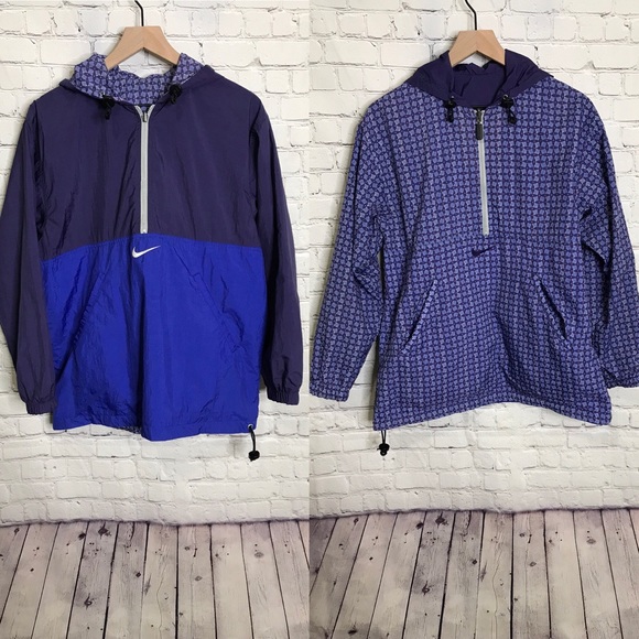 nike vintage pullover windbreaker